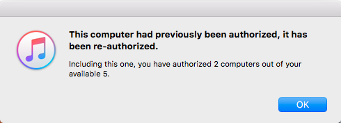 Este computador já foi autorizado anteriormente