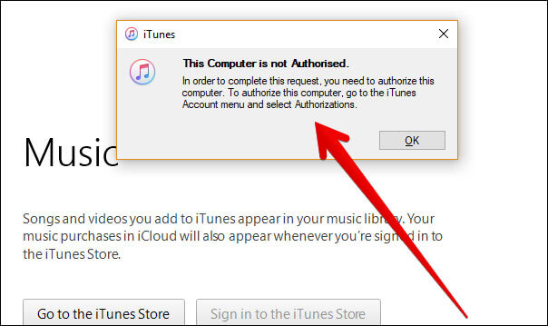 Este computador não está autorizado