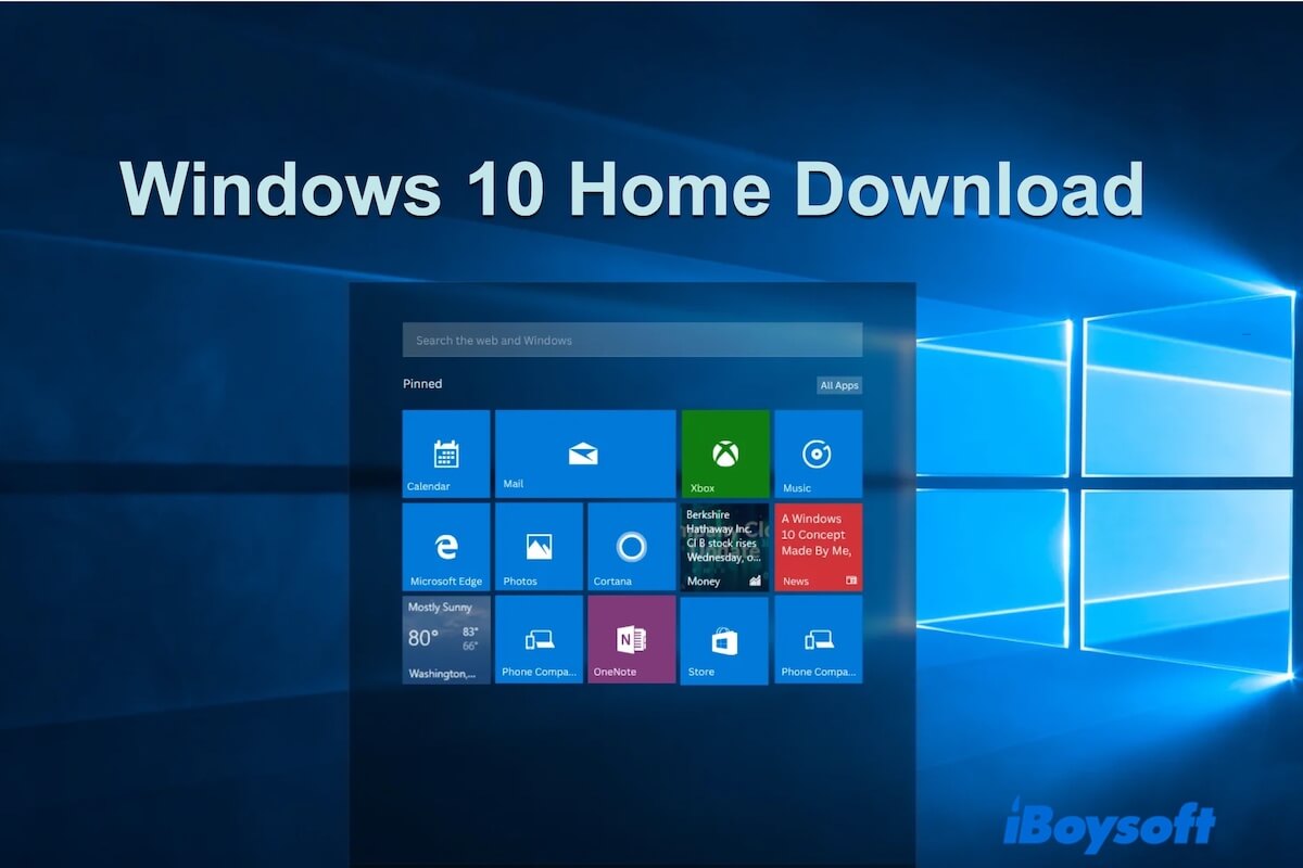 download Windows 10 Home