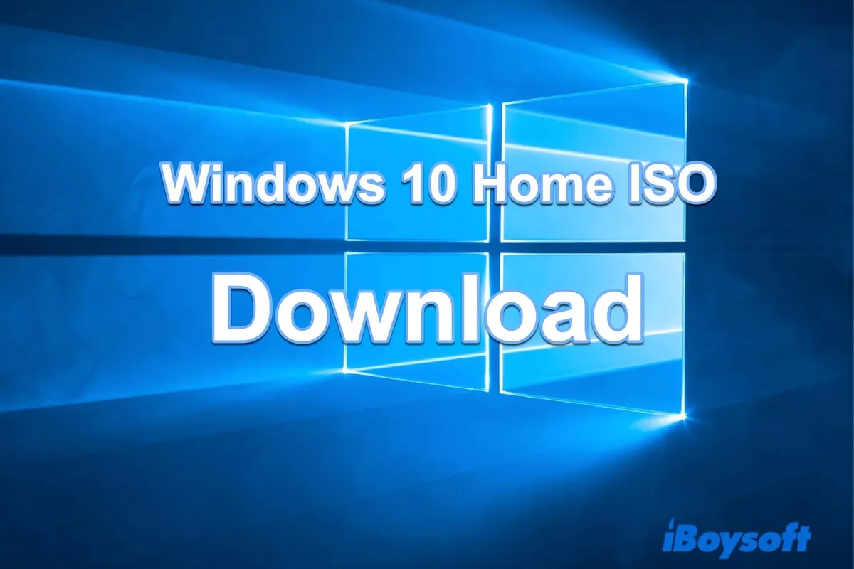 Windows 10 Home ISO download