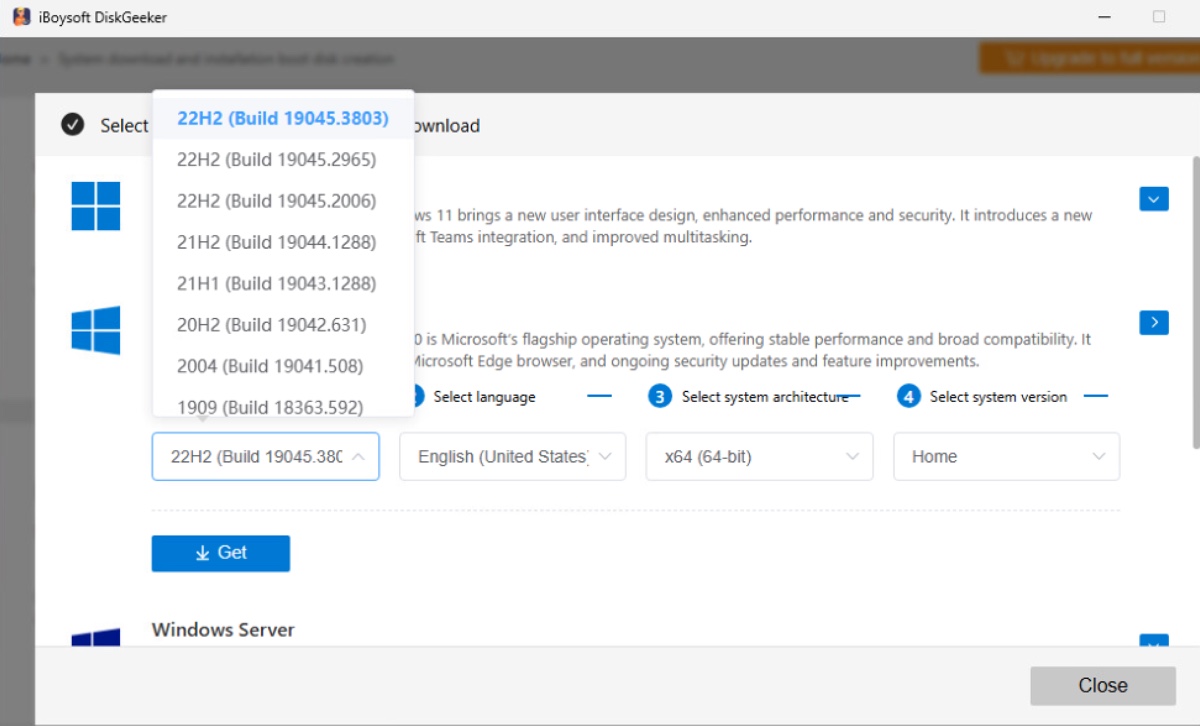 Windows 10 update download iso