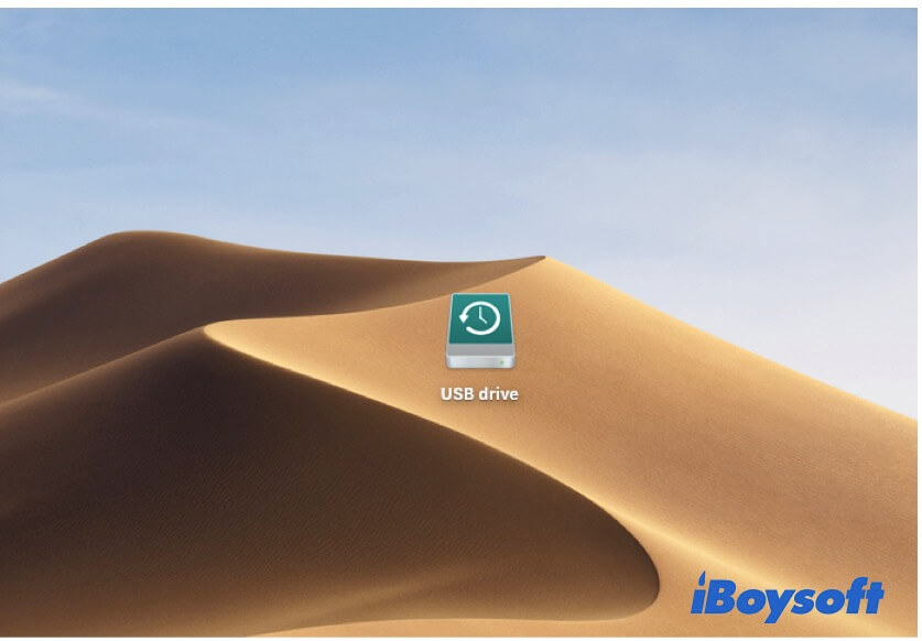 USB drive show up on Mac