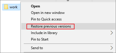How to do PSD corrupted file recovery via the Previous Version