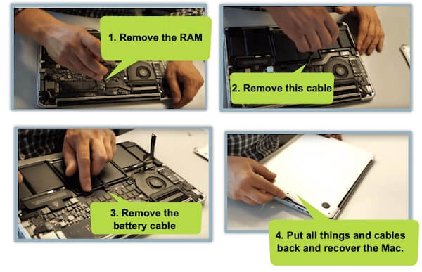 Macがフラッシングフォルダとクエスチョンマークを表示する場合の接続をチェック