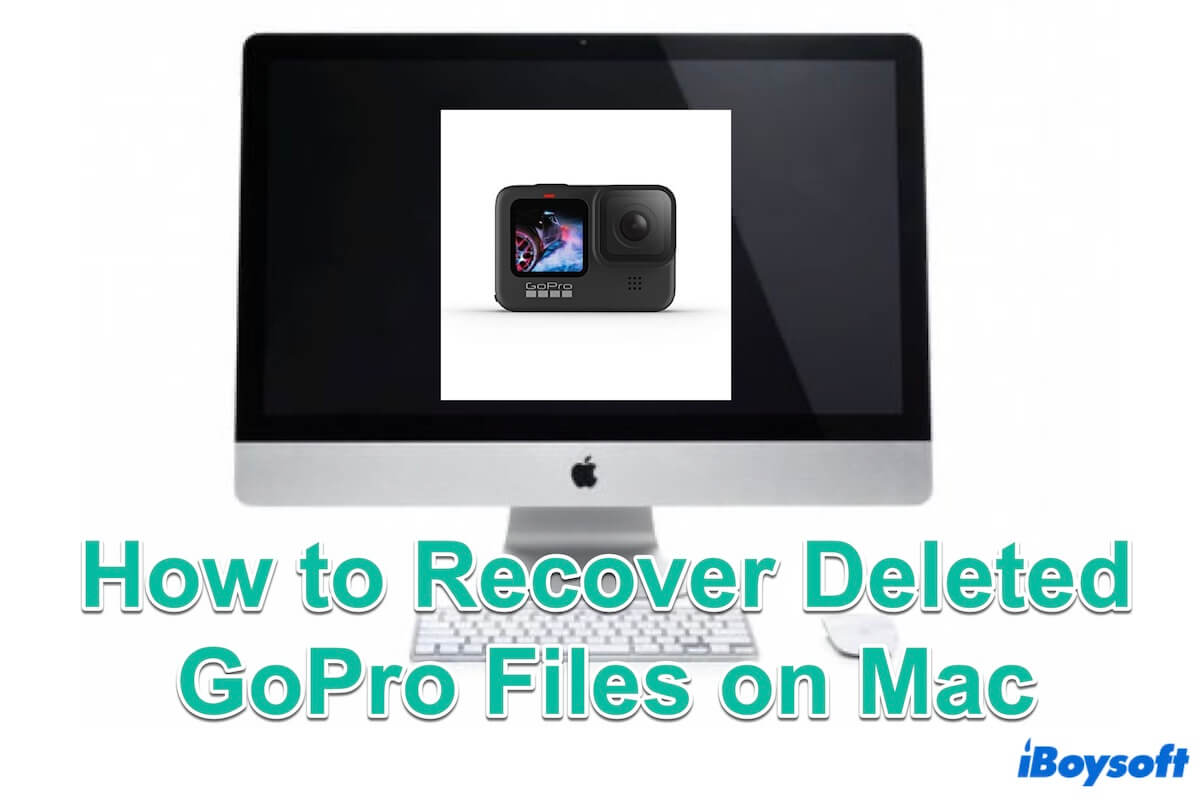 Résumé de la manière de récupérer des vidéos GoPro supprimées à partir d'une carte SD sur Mac