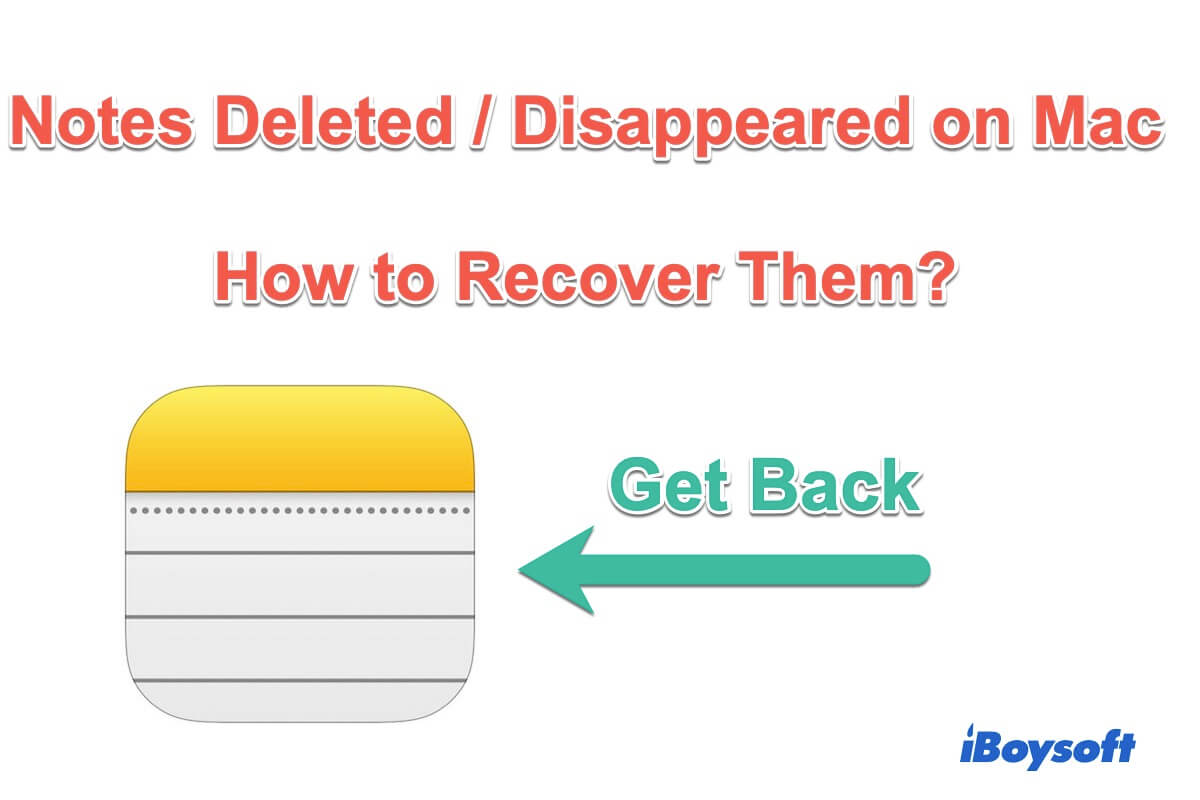 recovery deleted notes on Mac