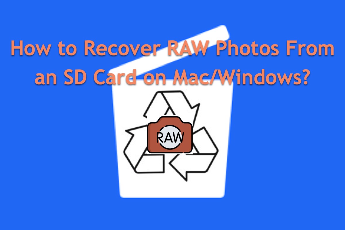 cómo recuperar archivos RAW de una tarjeta SD en Mac