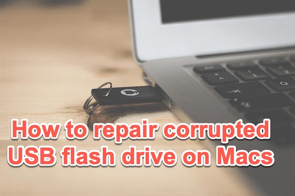 como reparar uma unidade flash USB no Mac