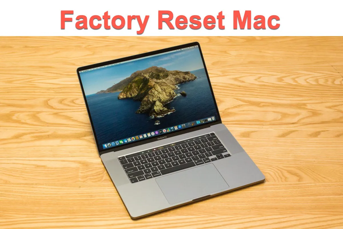 restablecer Mac de fábrica para arreglar la carpeta con signo de interrogación en Mac