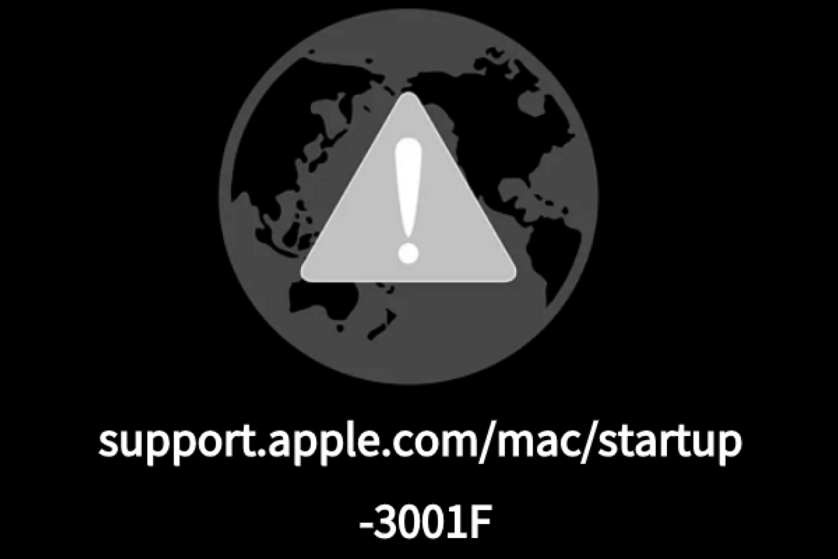 support.apple.comマックスタートアップ3001Fエラーの解決方法