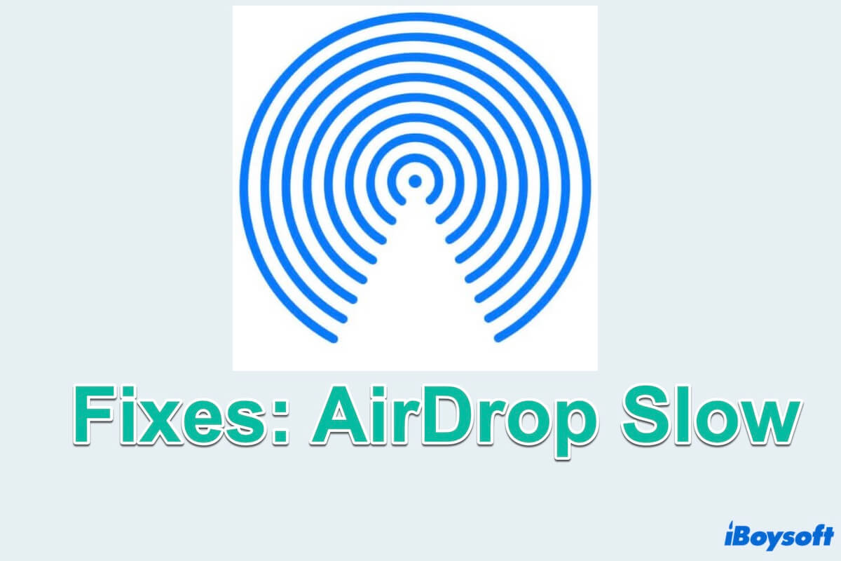 Summary of AirDrop Slow
