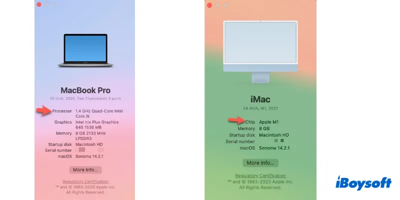 MacがApple siliconを使用しているかの確認方法
