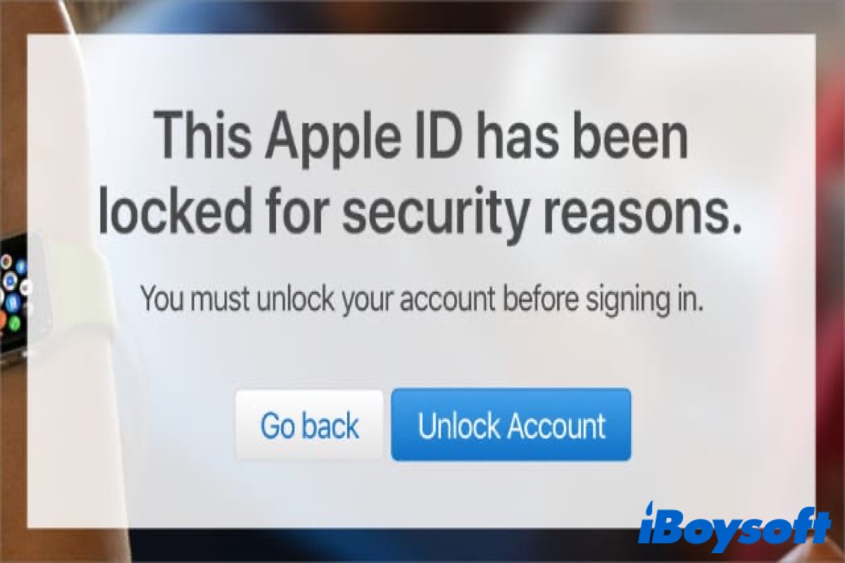 How to Fix If Your Apple ID Is Locked