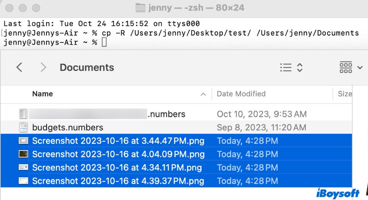 Wie man den Inhalt eines Verzeichnisses in ein anderes im Terminal kopiert