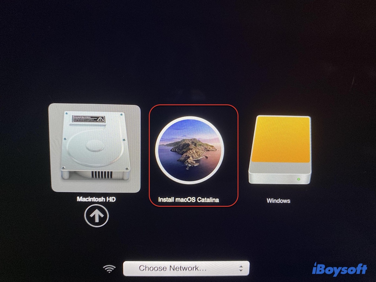 Boot your Mac from a bootable installer to install OS X or macOS