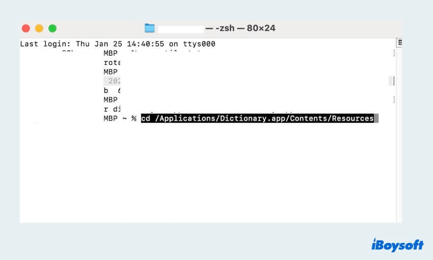 Delete language files with Terminal