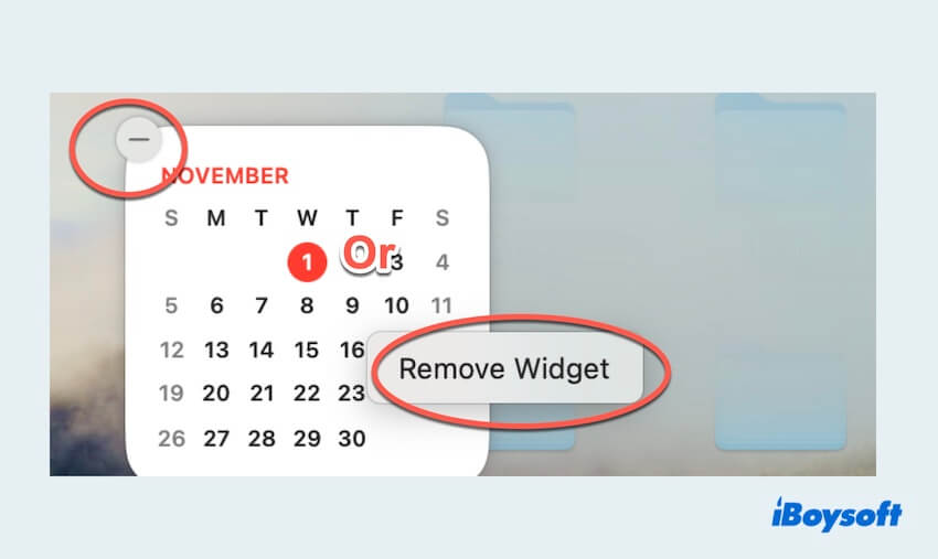 how to remove widgets on mac notification center