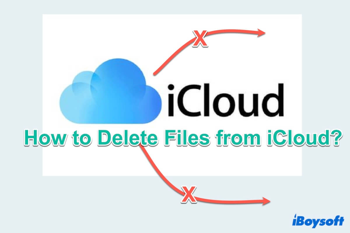 Résumé de comment supprimer des fichiers d'iCloud