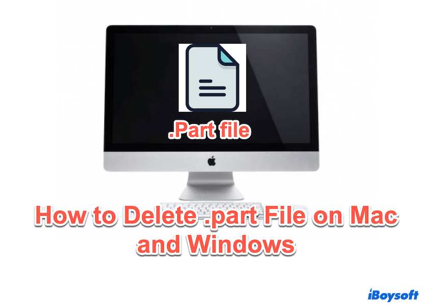 How to Delete .part files