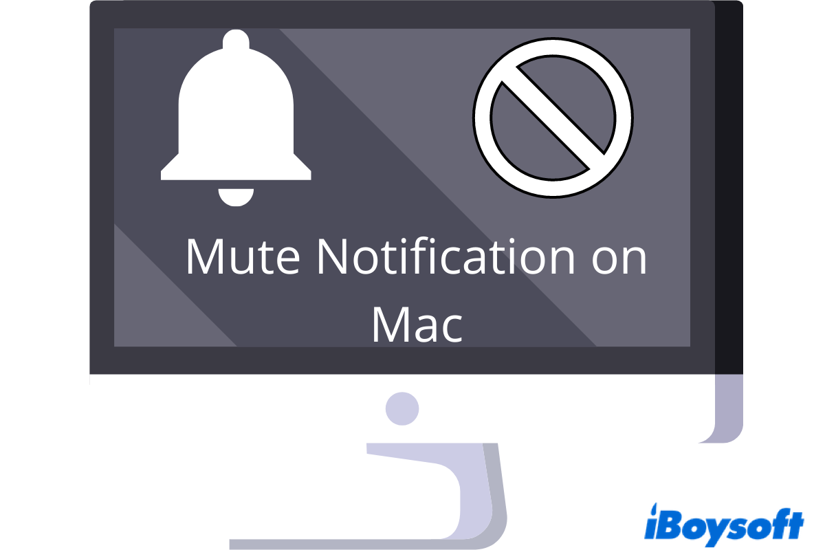 mute notifications on mac