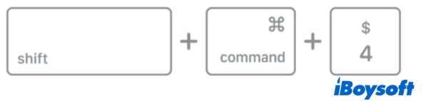 capturar um screenshot para salvar uma imagem no Mac