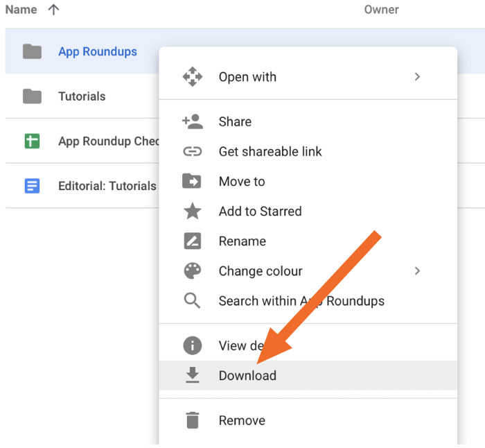 Transferir archivos de Android a Mac a través de Google Drive