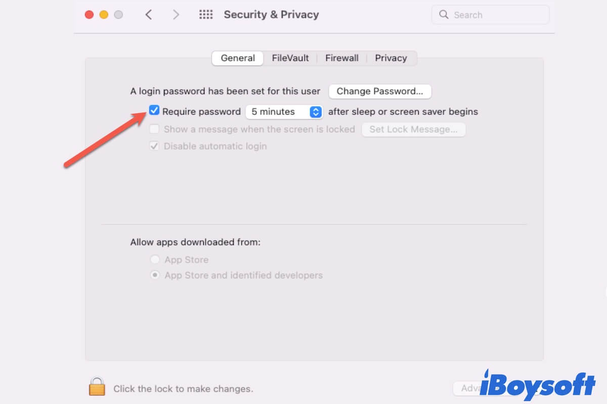 como desativar a senha no Mac