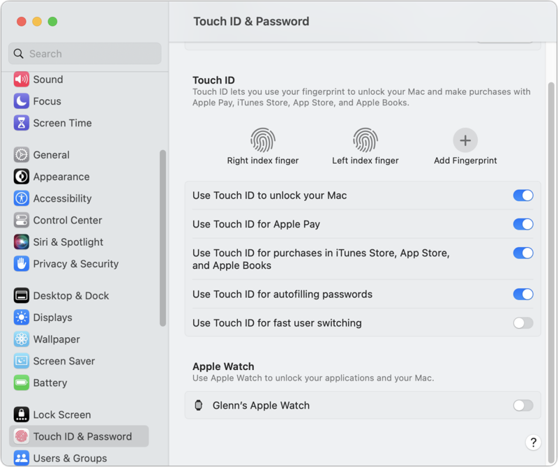 Como usar o Apple Watch para desbloquear o Mac