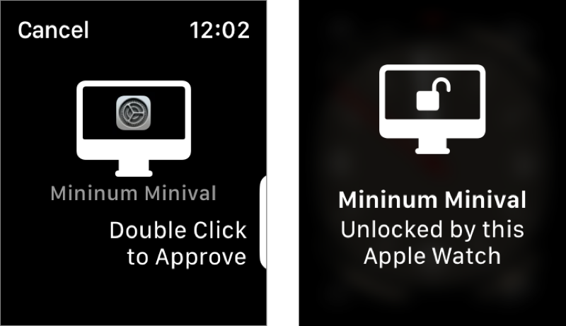 Desbloqueie o Mac com o Apple Watch