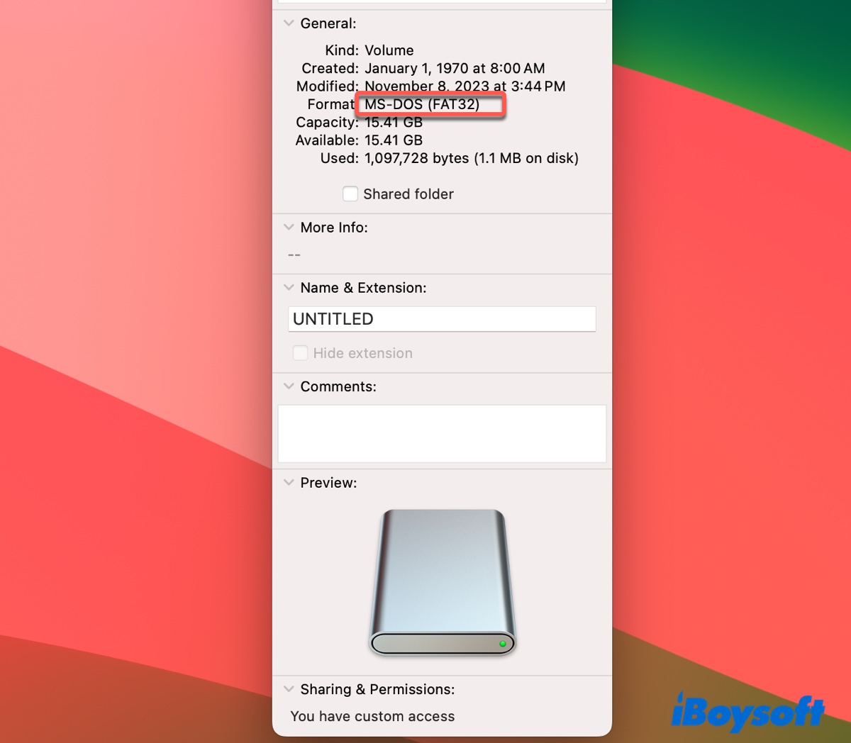 Ignore ownership on this volume missing