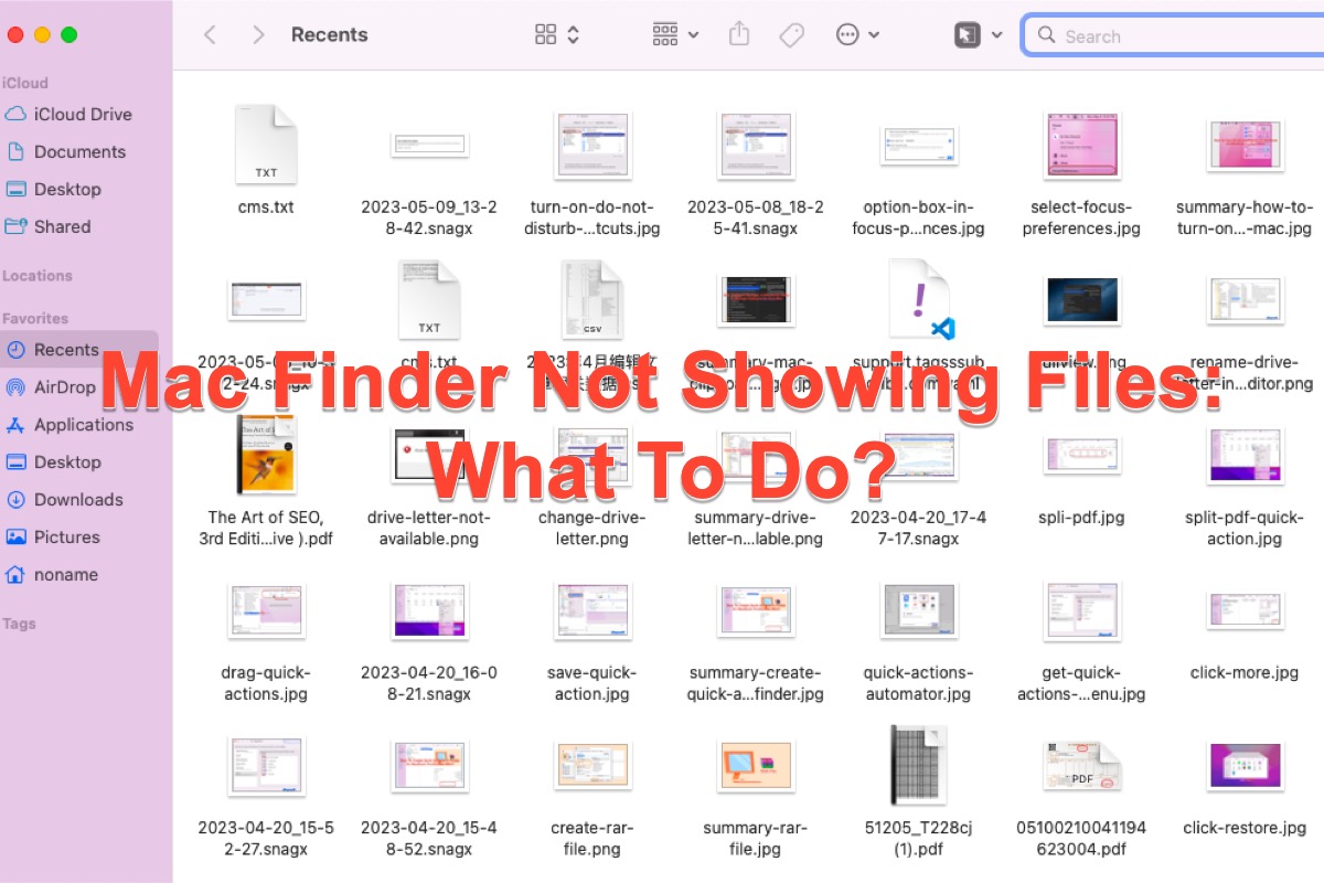 5 Métodos para resolver o problema de pesquisa do Mac Finder que não encontra arquivos