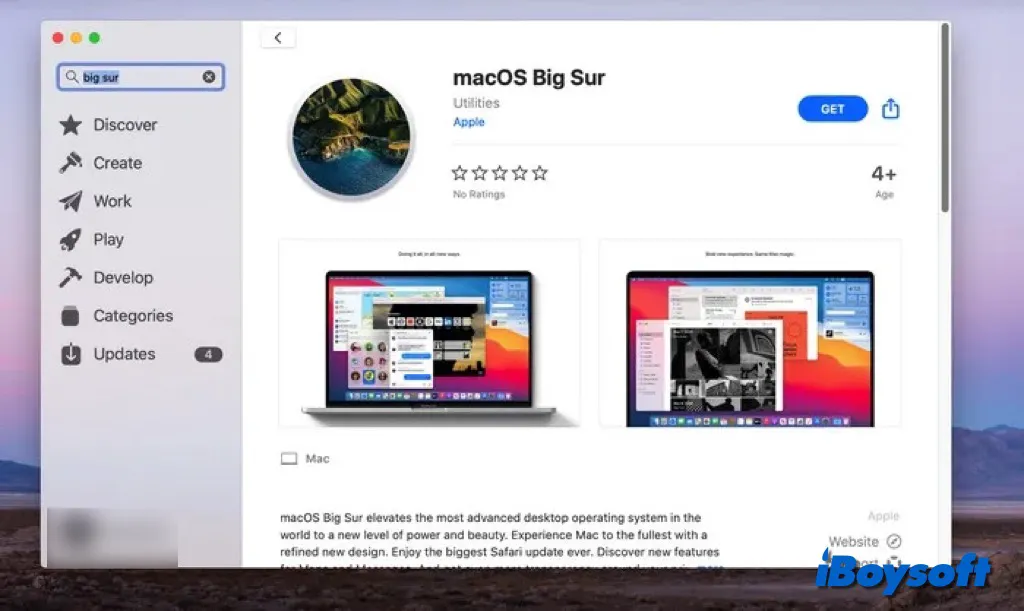 macOS Big Sur herunterladen