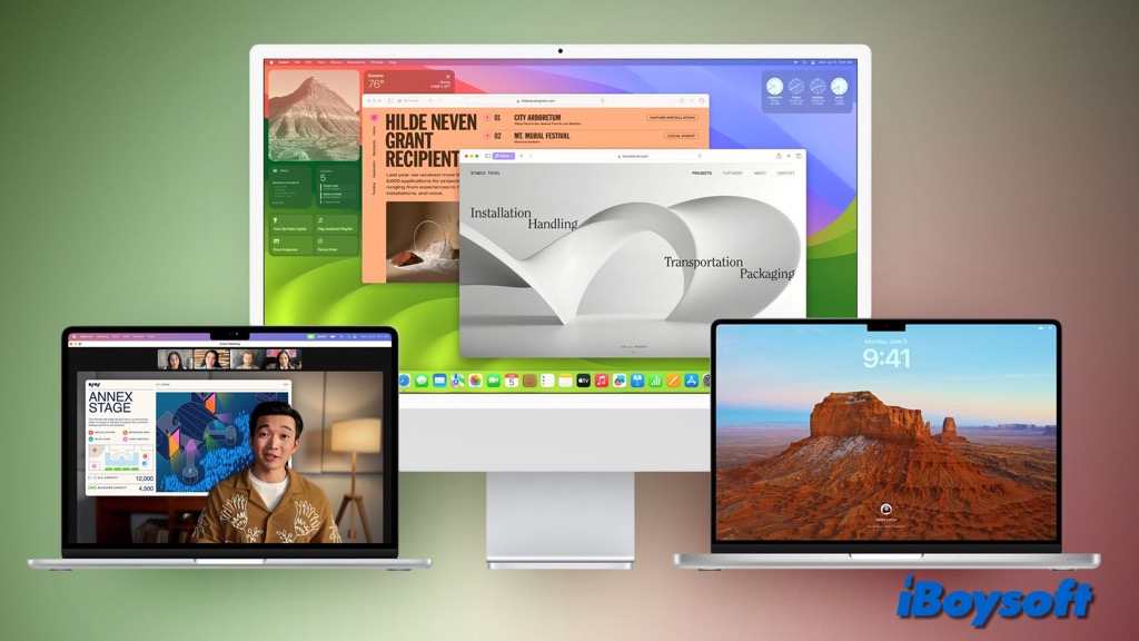 Recursos do macOS Sonoma indisponíveis em Macs com Intel