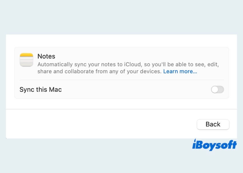 Fix3 Turn off iCloud