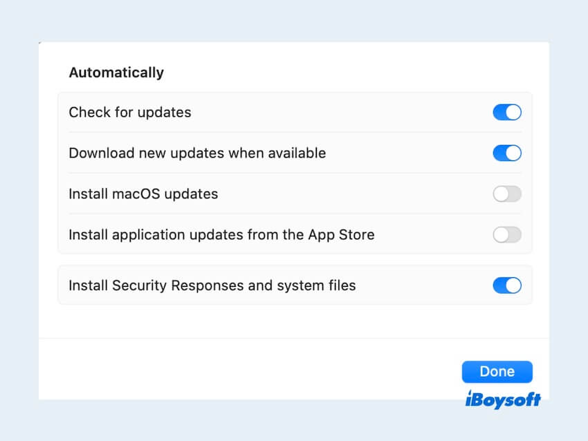Fix 6 Update macOS