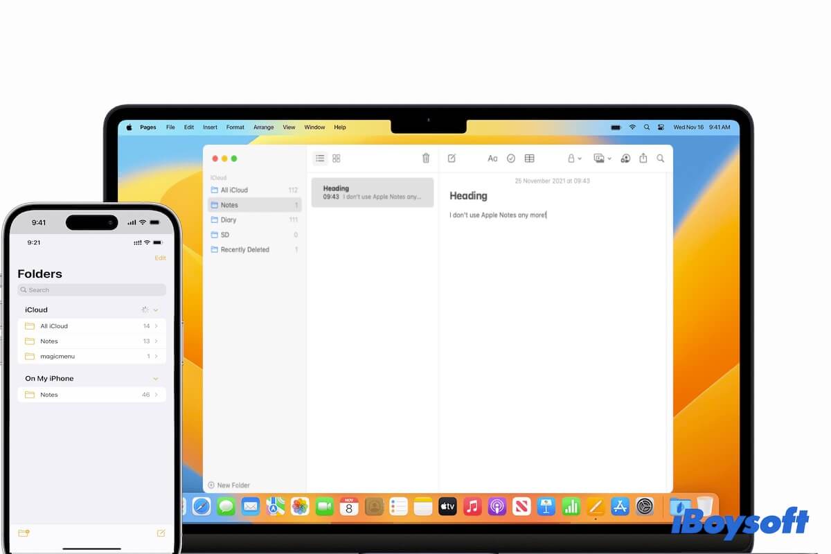 les notes ne se synchronisent pas entre votre iPhone et votre Mac