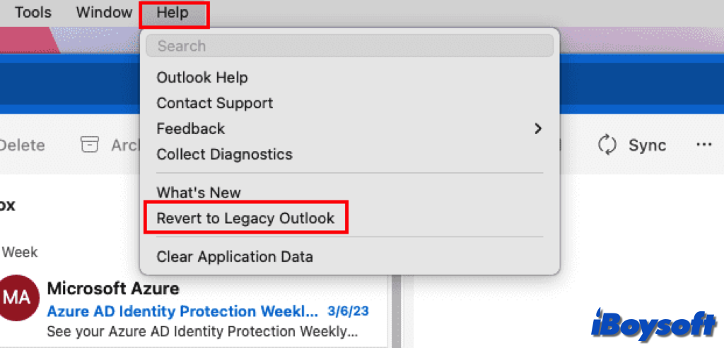 revertir a Outlook Legacy