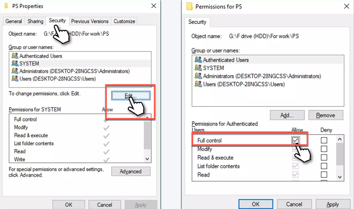 Solve The installer has insufficient privileges to access this directory