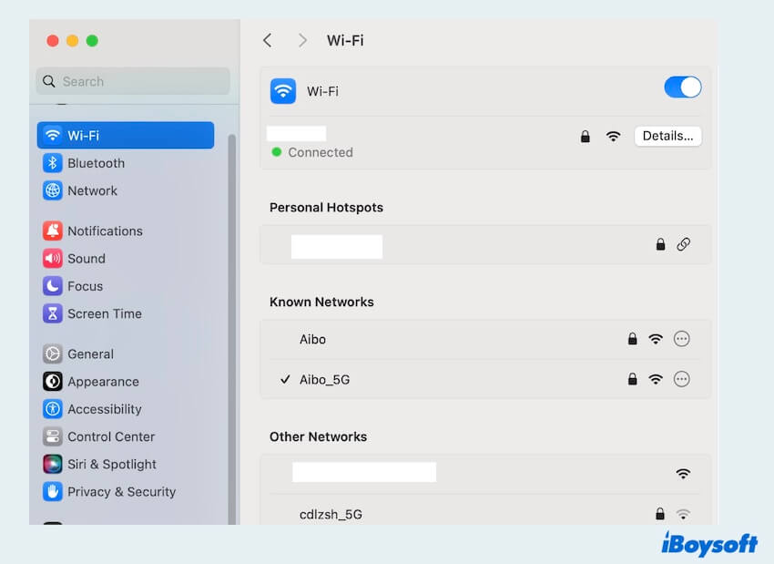 verificar conexão de rede