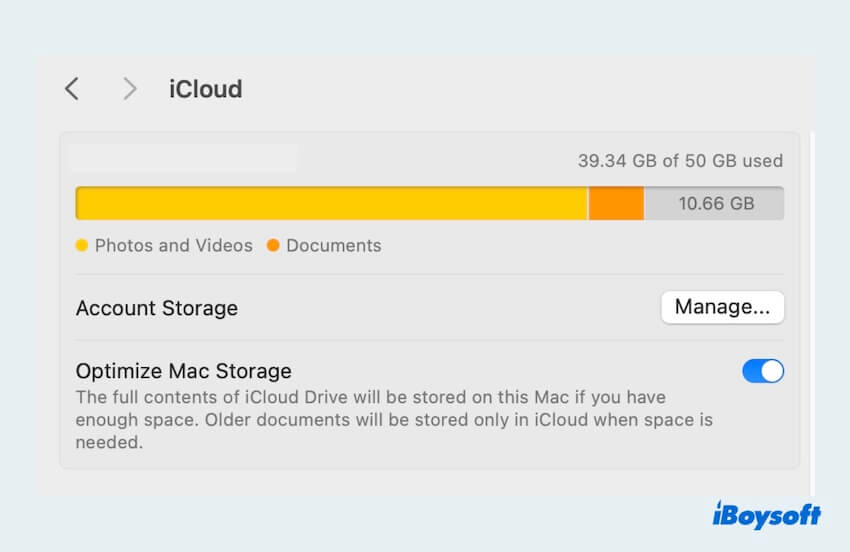 Verificar espaço de armazenamento do iCloud