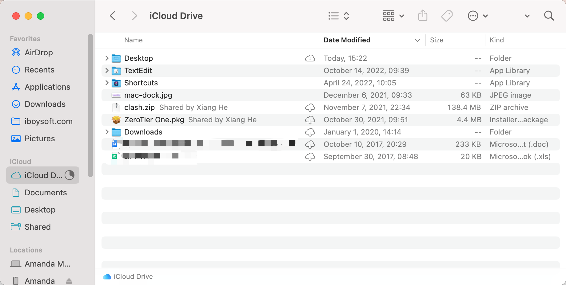 backup do Time Machine não concluído, sincronização de arquivos em nuvem