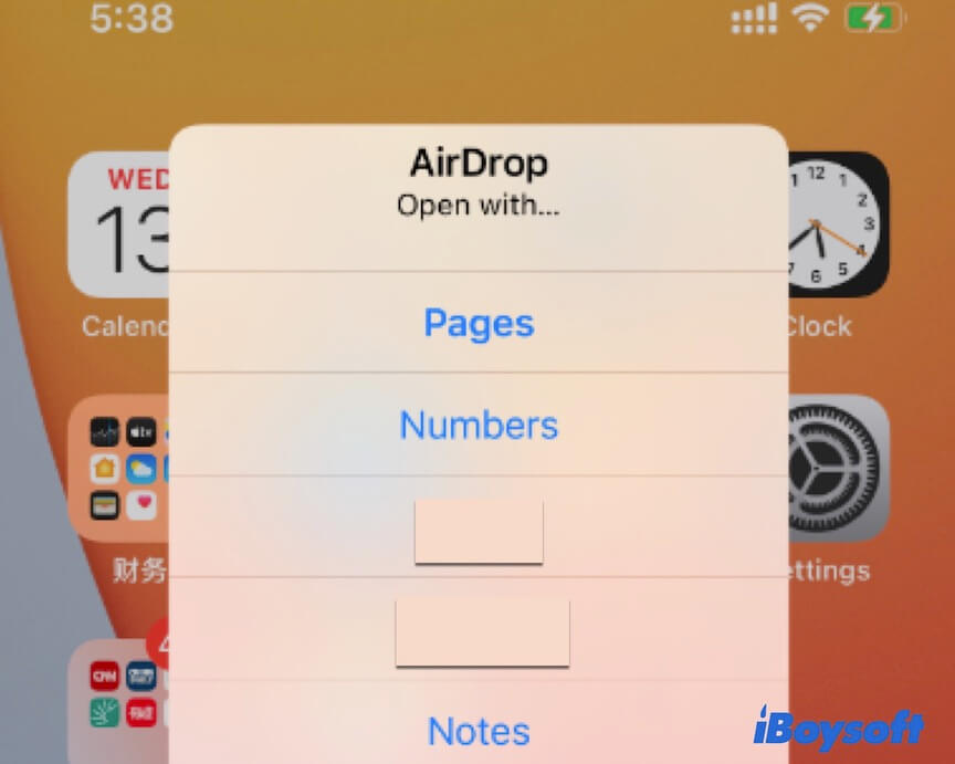 où trouver les fichiers AirDrop sur iPhone