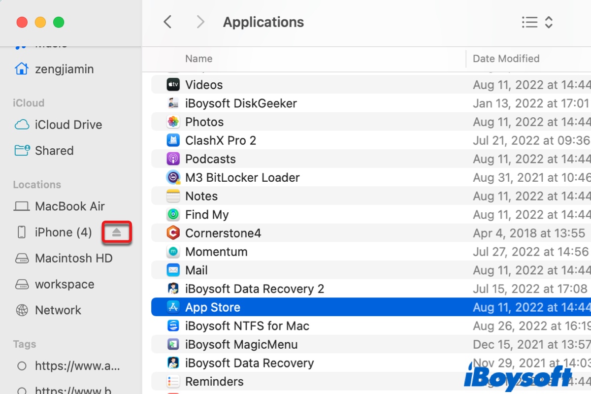 How to eject external hard drive on Mac