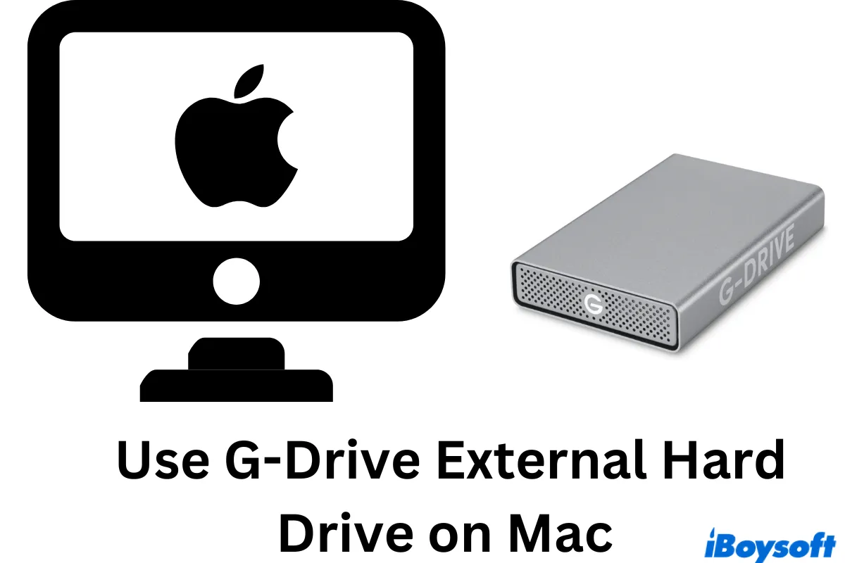 how to use G drive on Mac