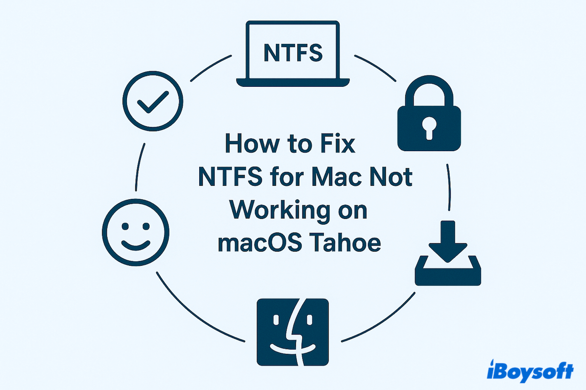 How to fix NTFS for Mac not working on macOS 26 Tahoe?