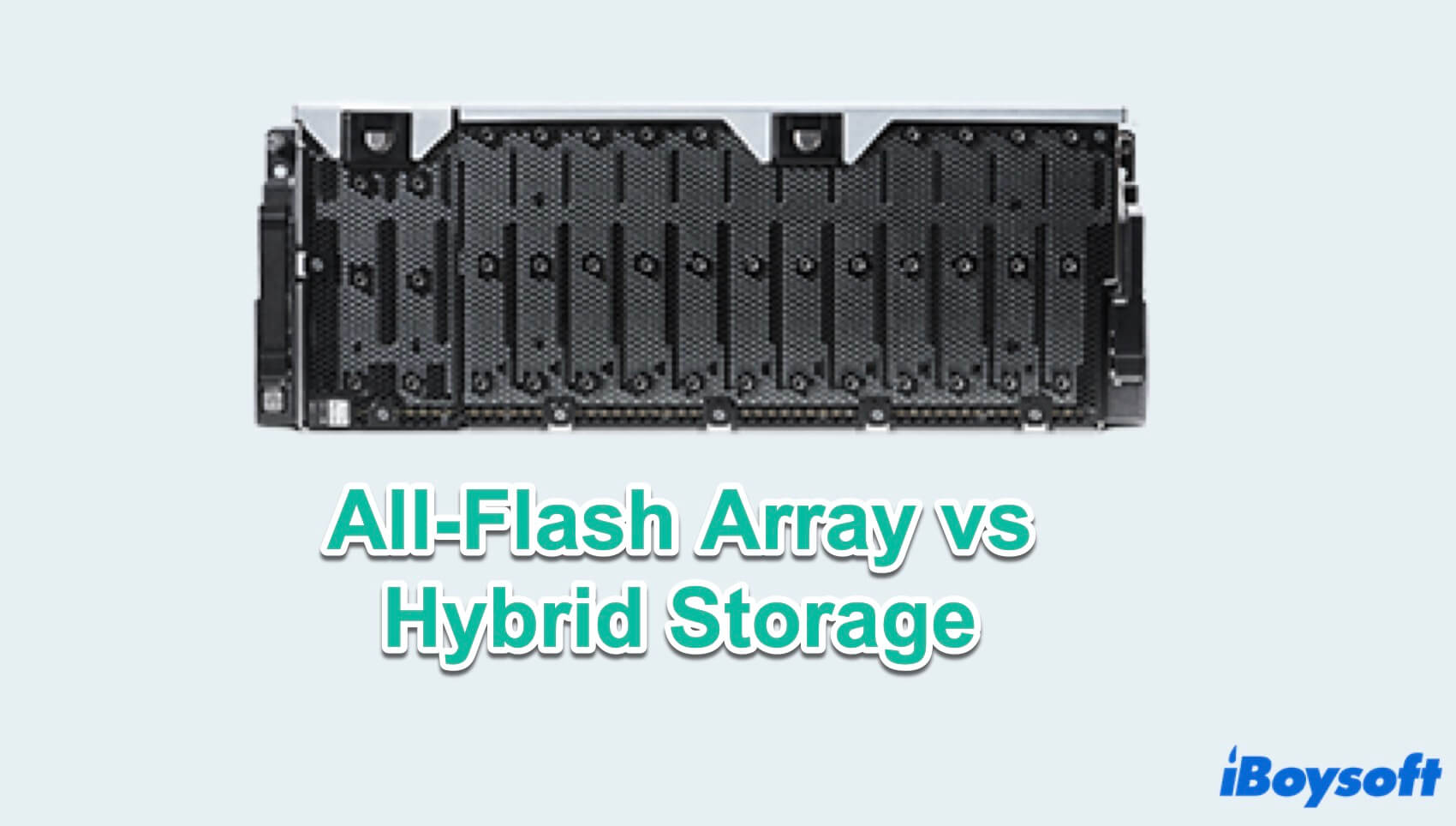 Array Tout Flash VS Stockage hybride