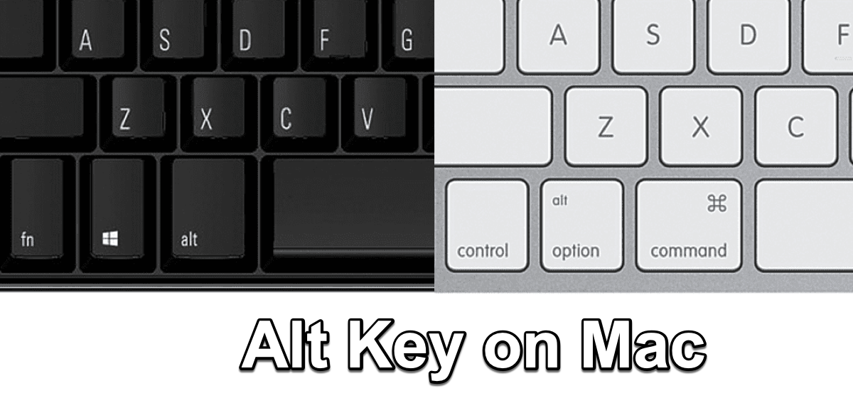 Where is the alt key on mac