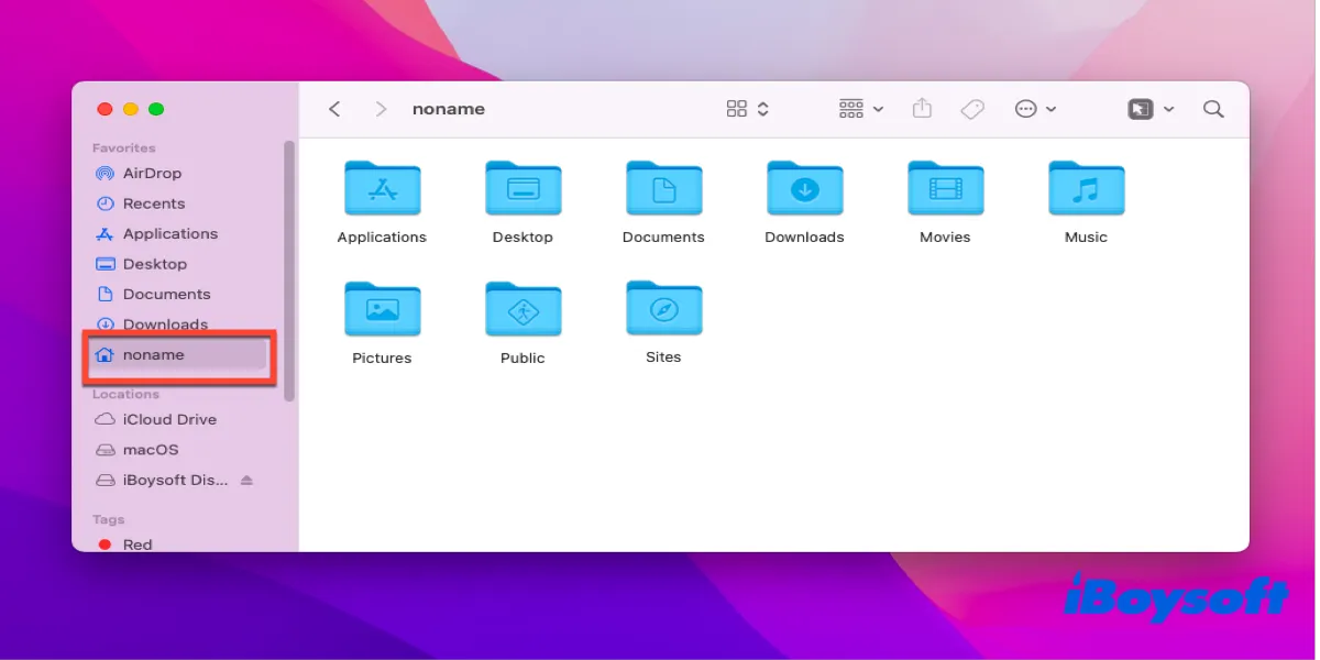 Mac Home Folder