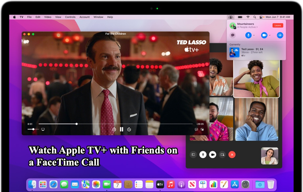 watch movies in a FaceTime with friends