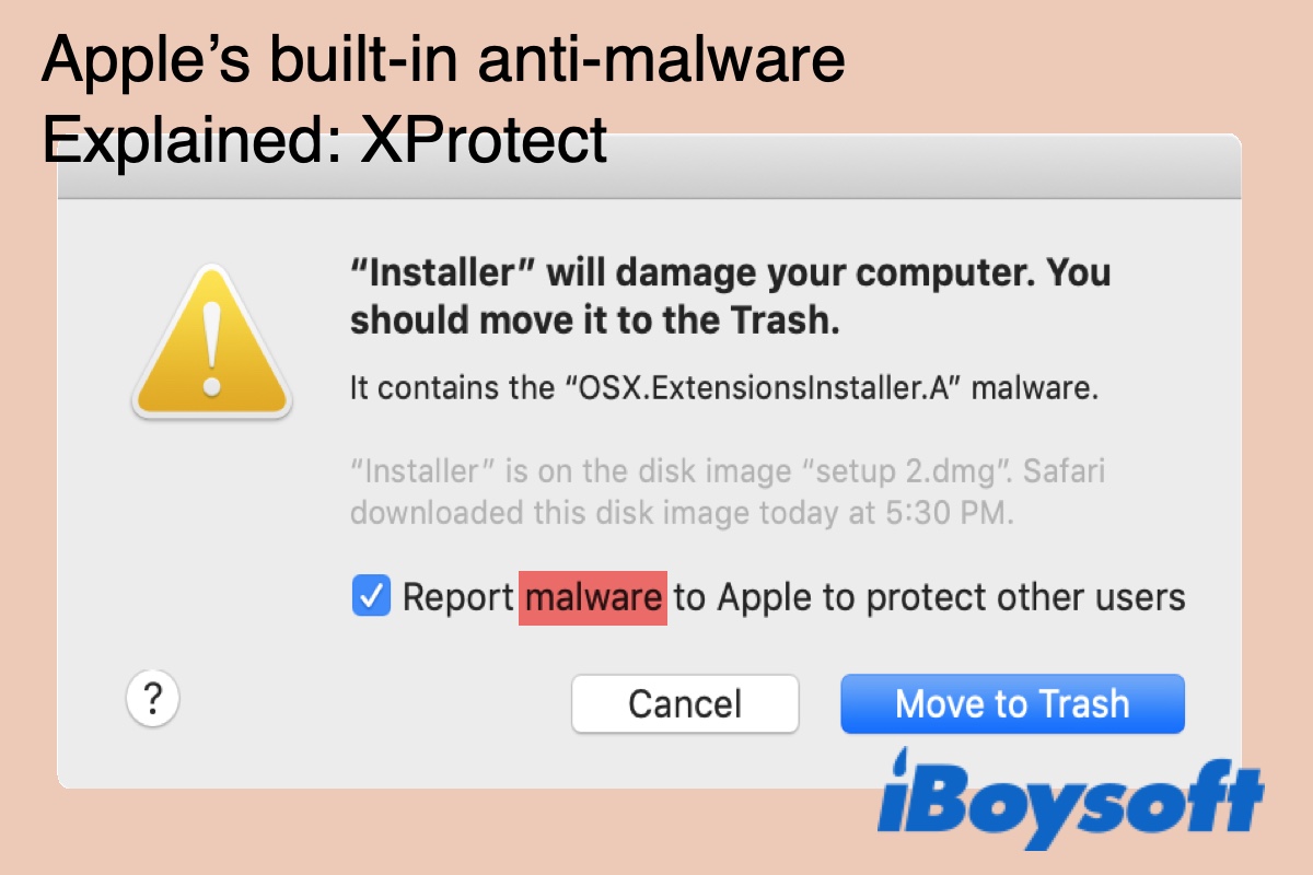 MacのXProtect